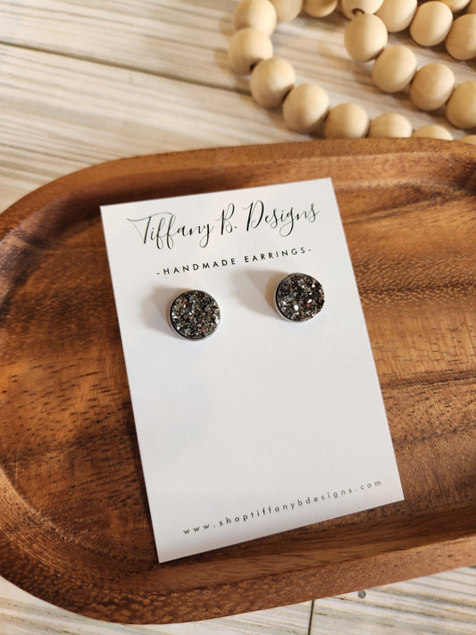 Gunmetal Studs