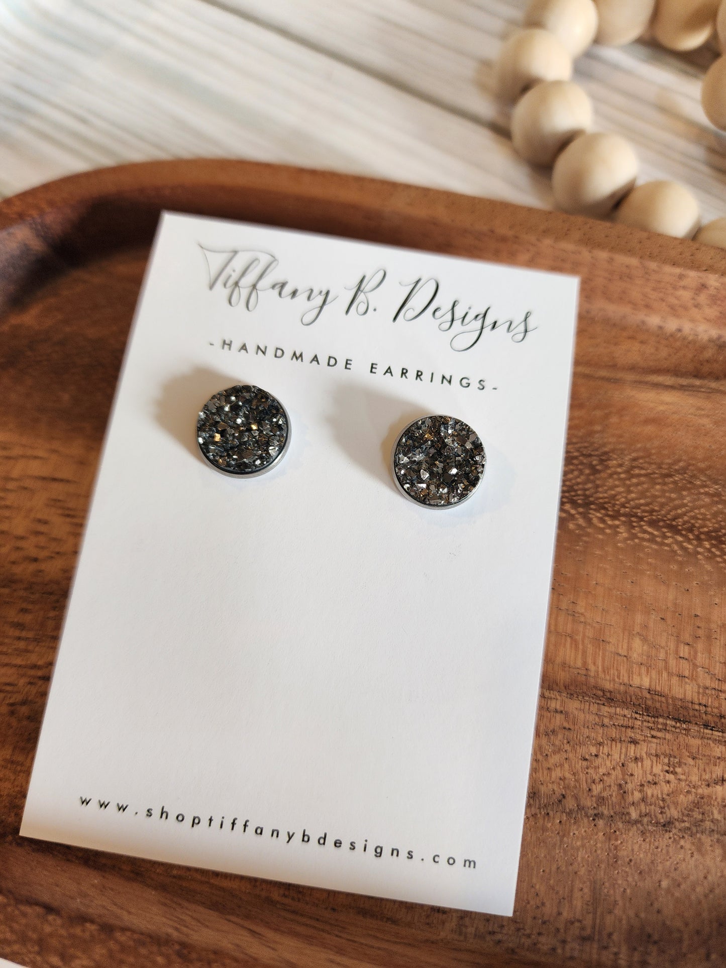 Gunmetal Studs