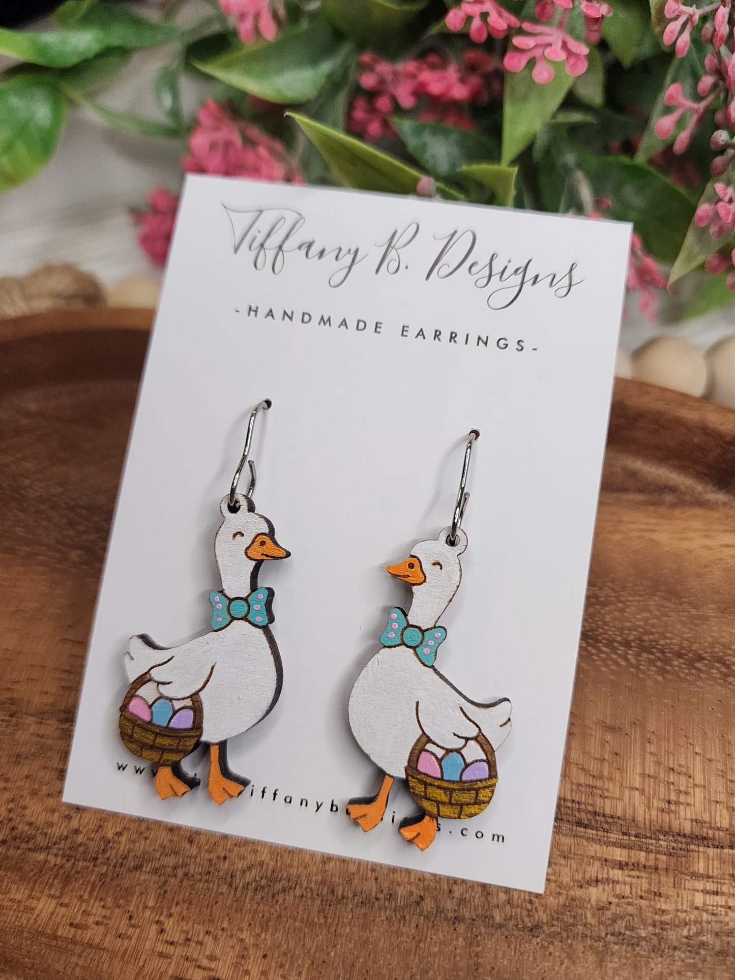 Goose with Easter Basket