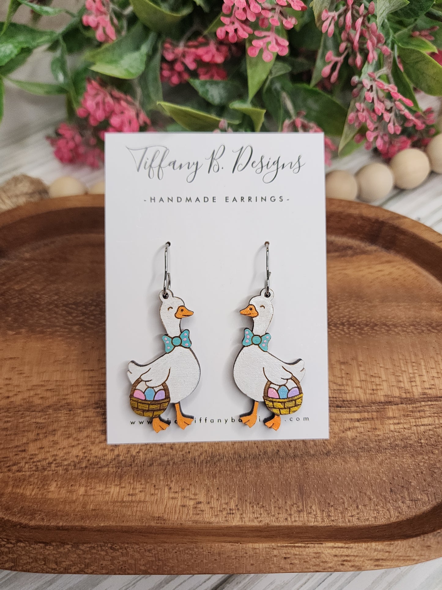 Goose with Easter Basket