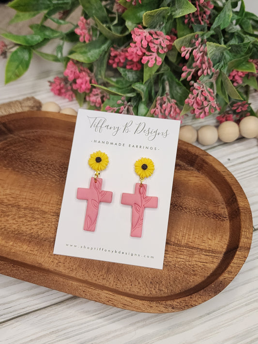 Sunflower Pink Cross