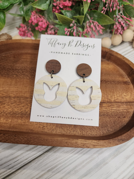 White and Yellow Striped Bunny