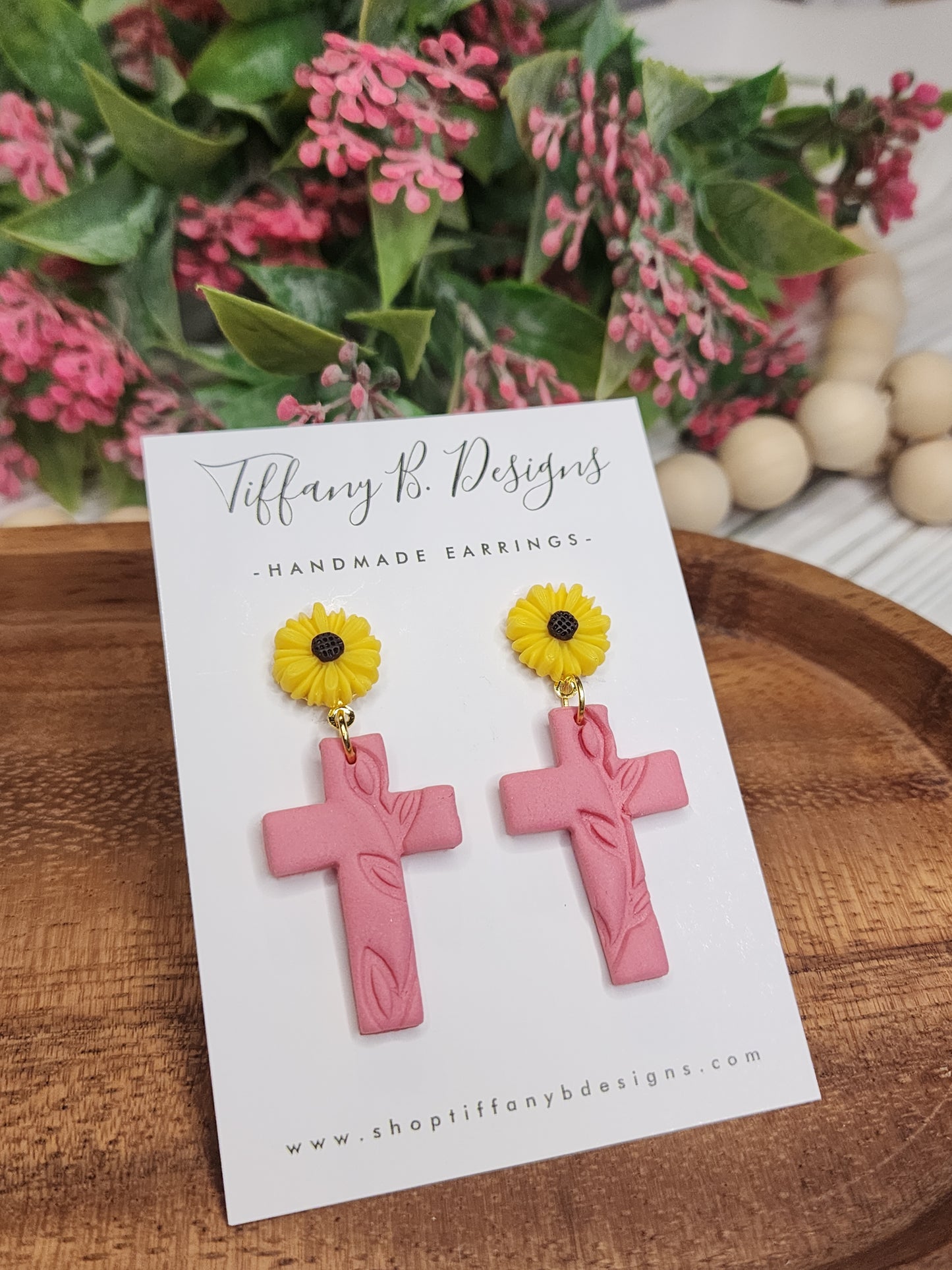 Sunflower Pink Cross