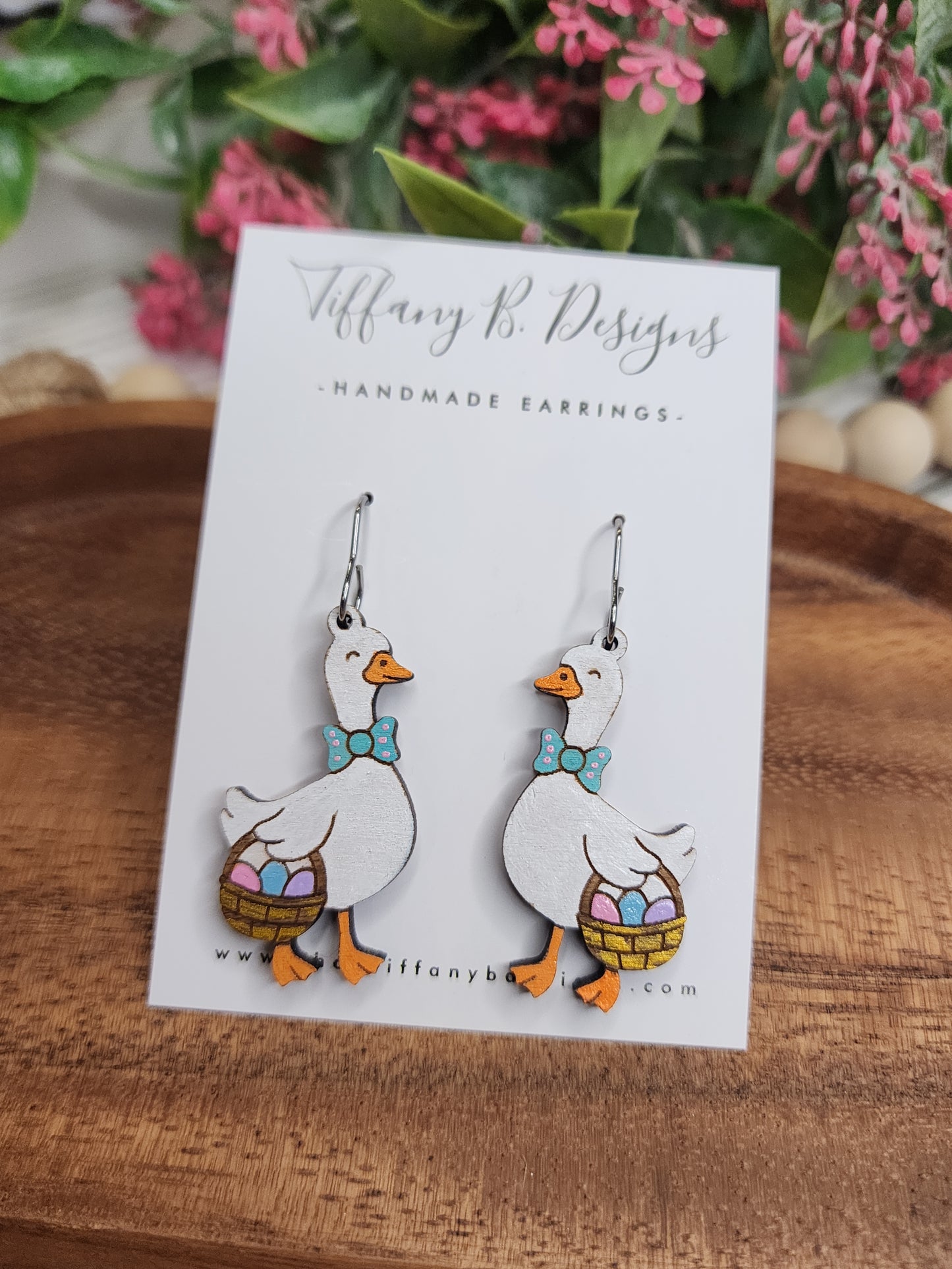 Goose with Easter Basket